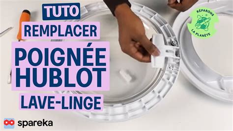 poignée hublot machine laver cassée|Kit de poignée de hublot pour lave.